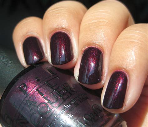 black cherry chutney nail polish.